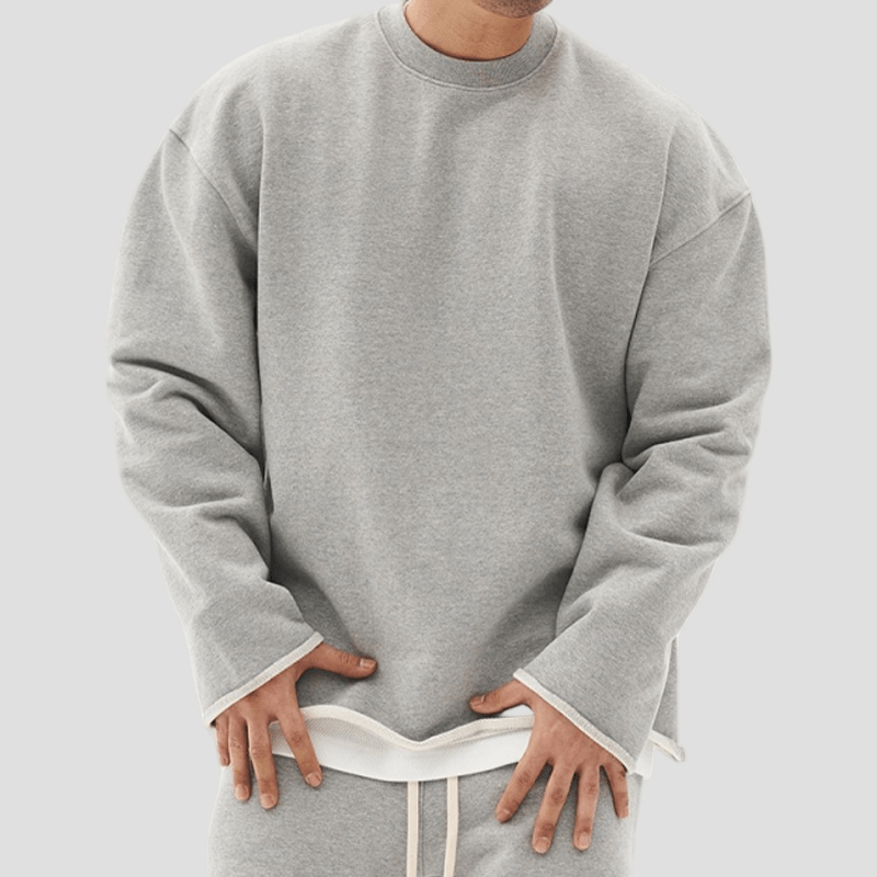 Brody | Fashion Solid Color Loose Fit Sweatshirt
