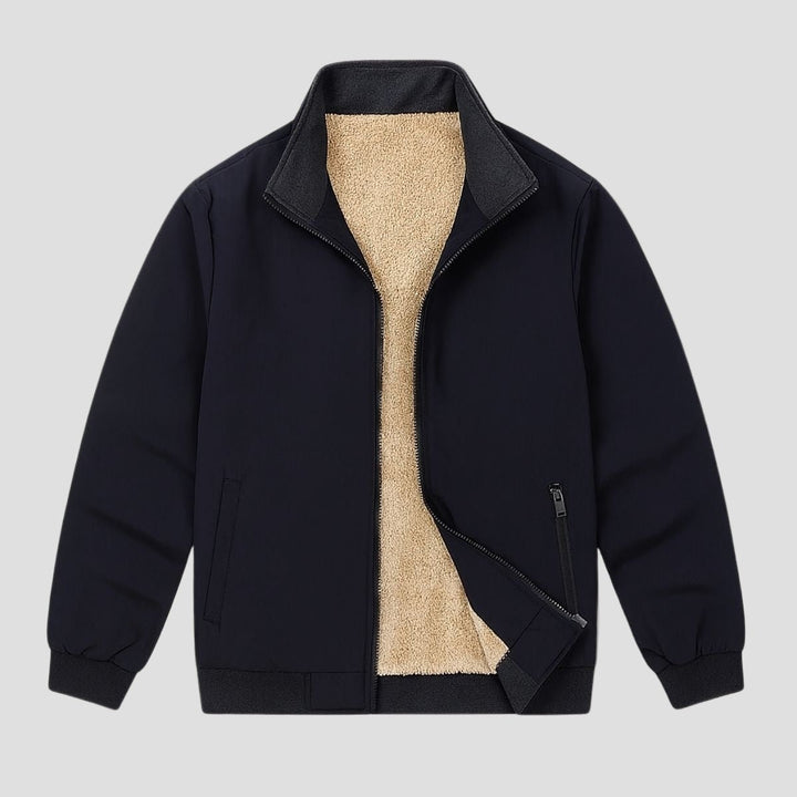 Ashbury | Fleece Lined Windbreaker Bomber Jacket for Men