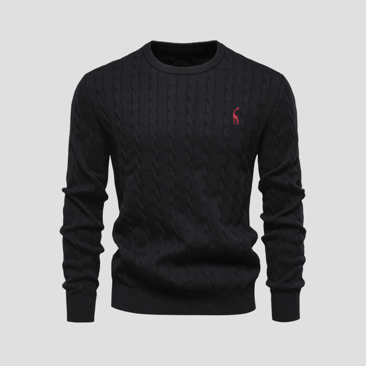 Blake | Men’s Cable Knit Crewneck Sweater