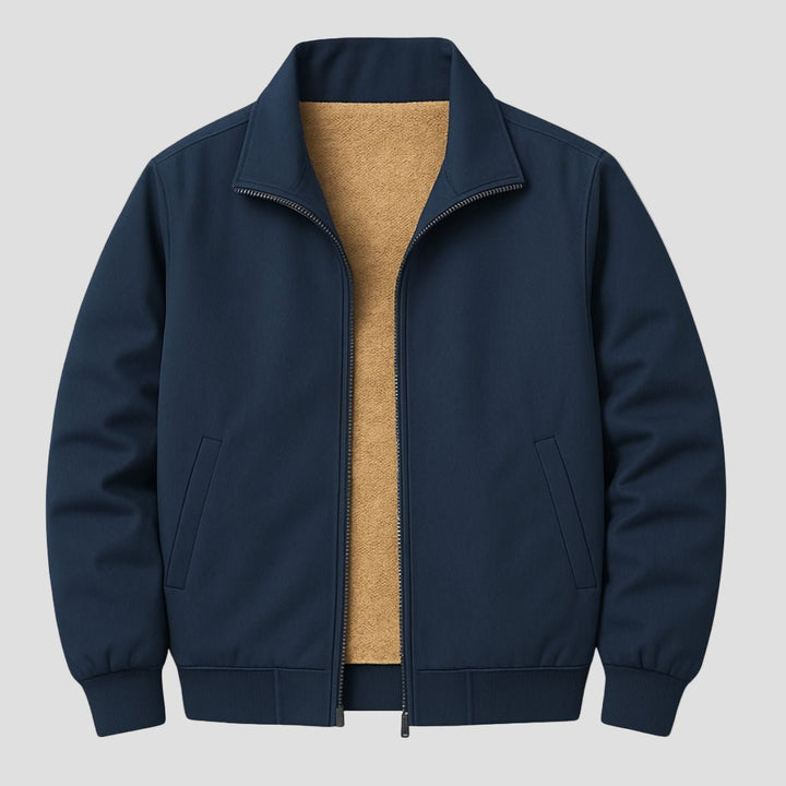 Ashbury | Fleece Lined Windbreaker Bomber Jacket for Men