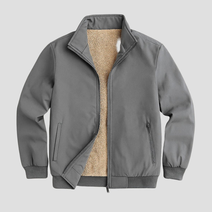Ashbury | Fleece Lined Windbreaker Bomber Jacket for Men