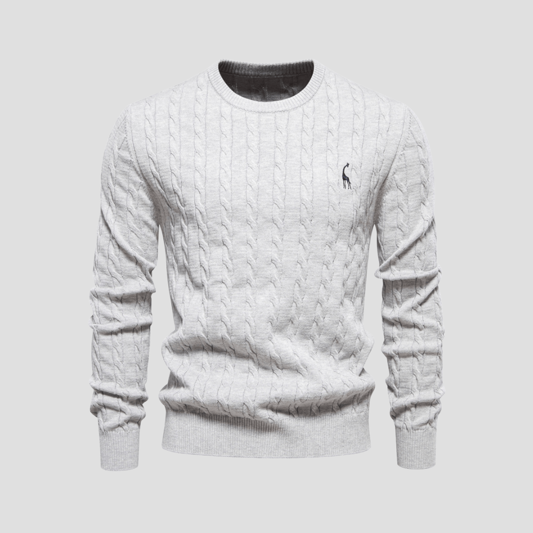 Blake | Men’s Cable Knit Crewneck Sweater