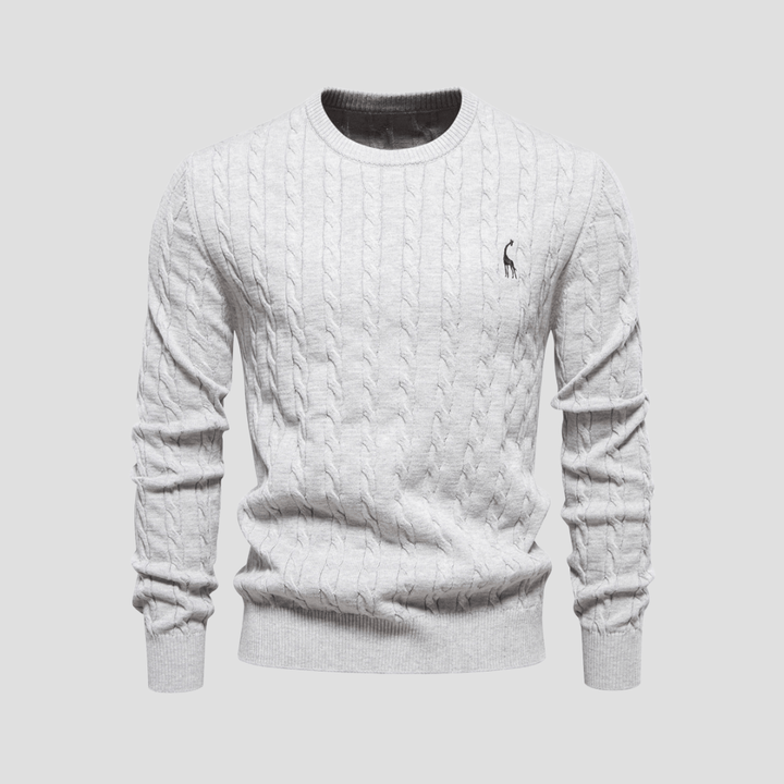 Blake | Men’s Cable Knit Crewneck Sweater