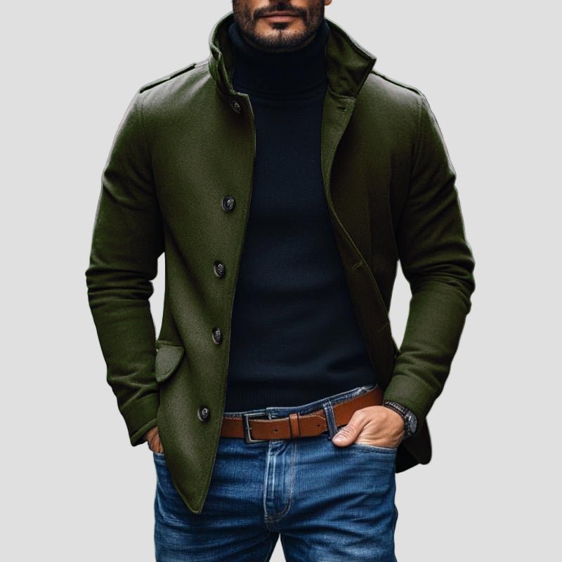 Eli | Casual Lapel Single-Breasted Short Coat