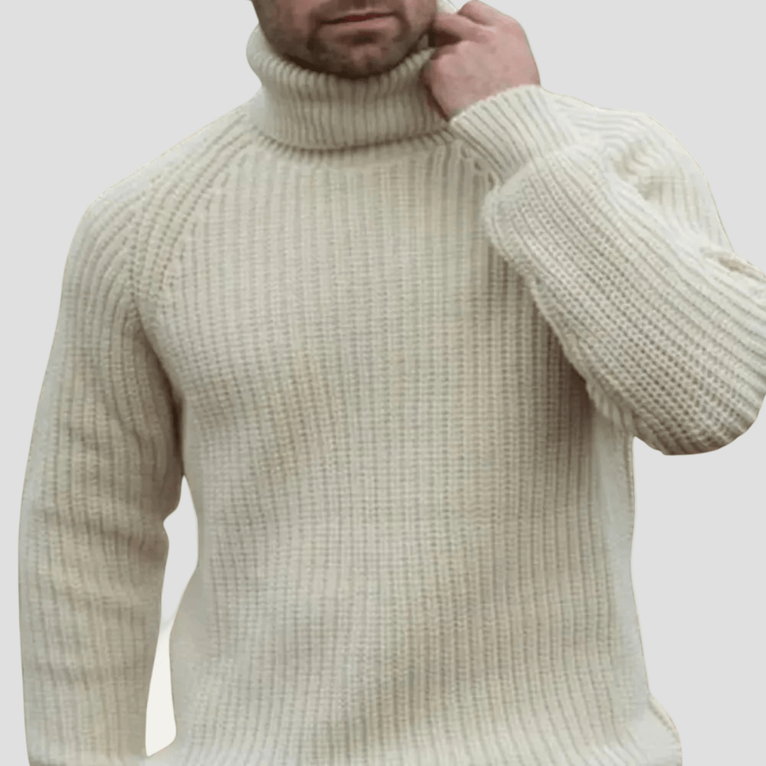 Ethan | Chunky Wool Turtleneck Sweater