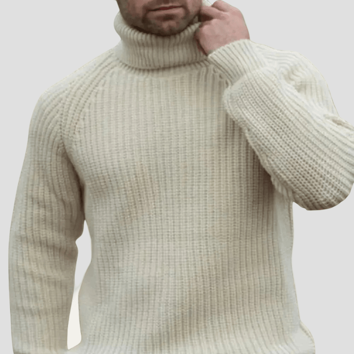 Ethan | Chunky Wool Turtleneck Sweater