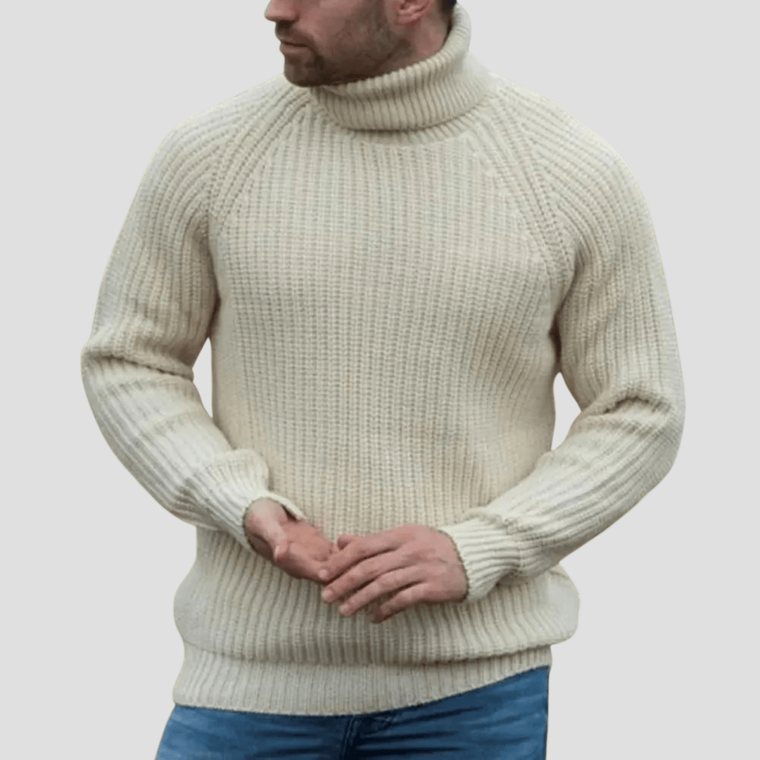 Ethan | Chunky Wool Turtleneck Sweater