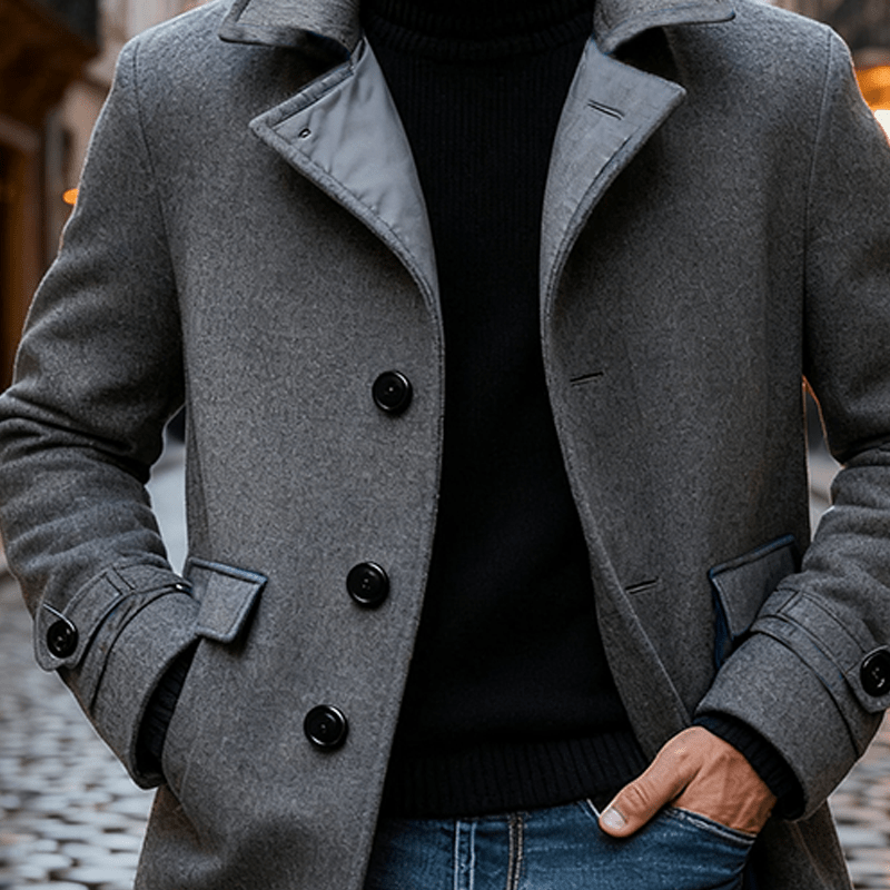 Lucas | Wool Mid Coat