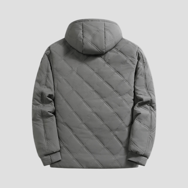 Colebrook | Hooded Quilted Fleece Lined Winter Jacket