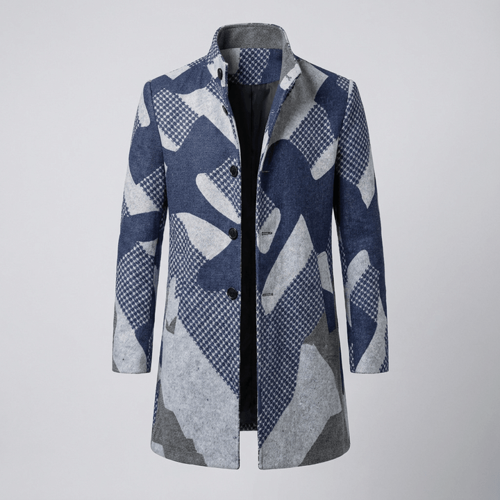 Colton | Longline Button-Up Coat for Men