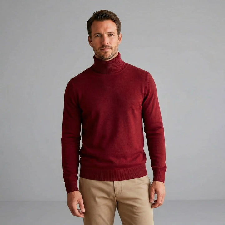 Bentley | Solid Turtleneck Sweater