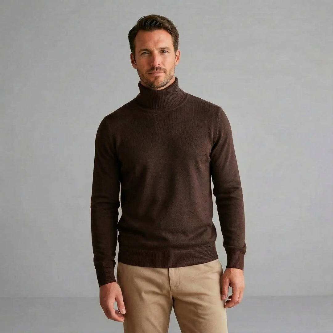 Bentley | Solid Turtleneck Sweater
