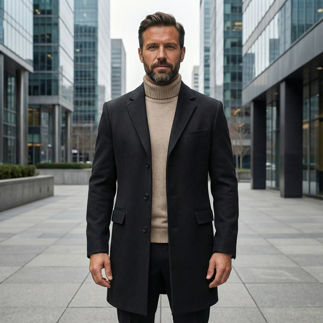 Sebastian | Men's Wool Coat