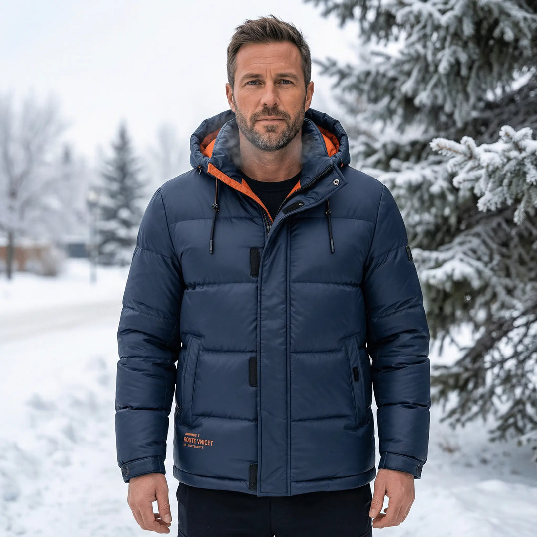 Logan | Hooded Water-Resistant Down Winter Jacket