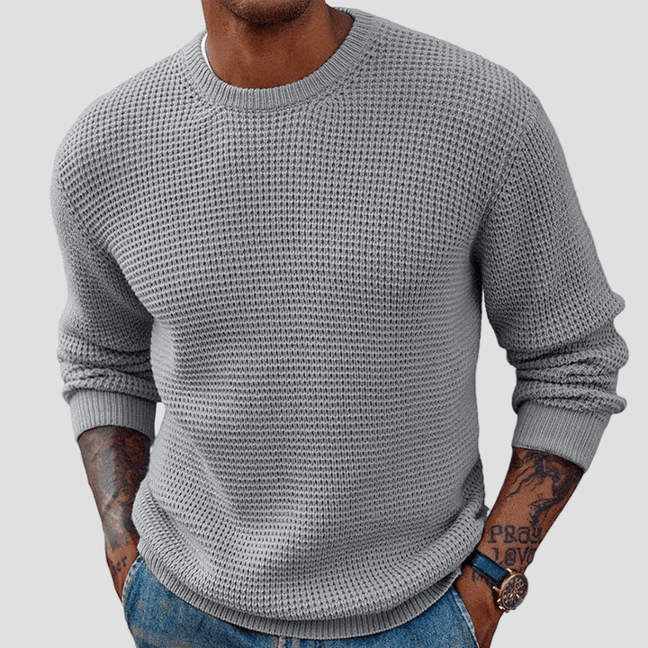 Parker | Retro Western Style Crewneck Sweater