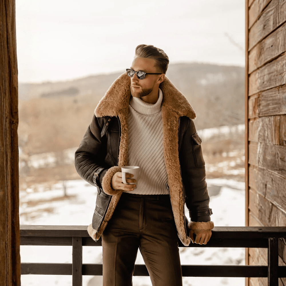 Liam | Vintage Winter Warm Lapel Thick Coat