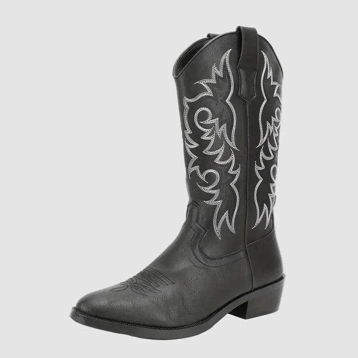 William | Western Leather Cowboy Boots for Men