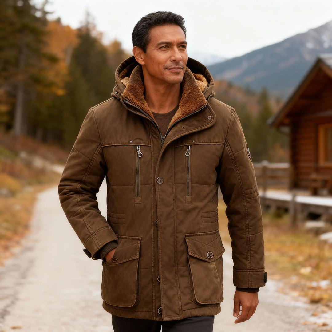 Parker | Structured Water-Resistant Utility Winter Jacket
