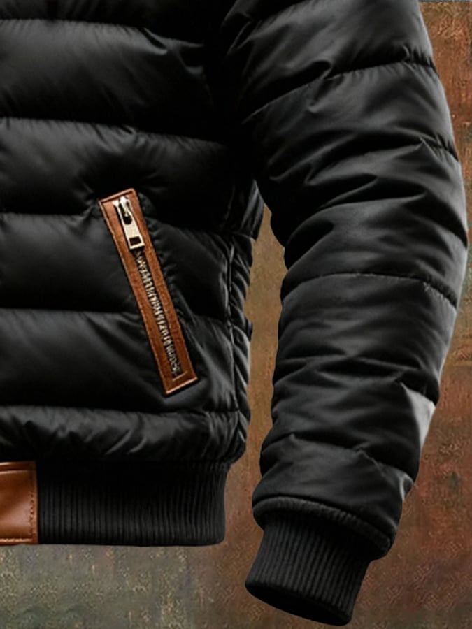Jack Harrison™ | BLACK SHERPA QUILTED JACKET