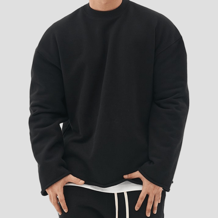 Brody | Fashion Solid Color Loose Fit Sweatshirt