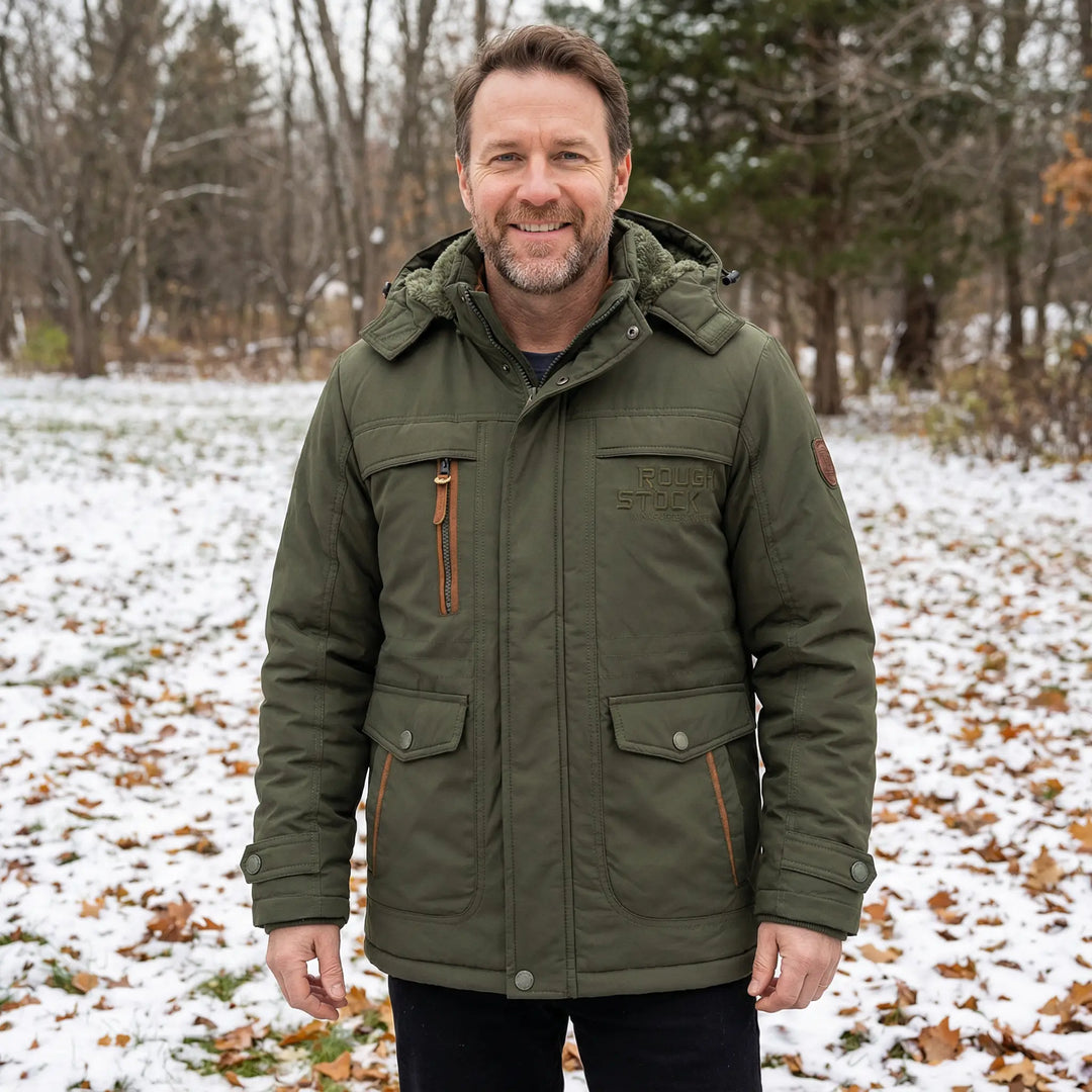Luca | Windproof Insulated Winter Jacket with Pockets
