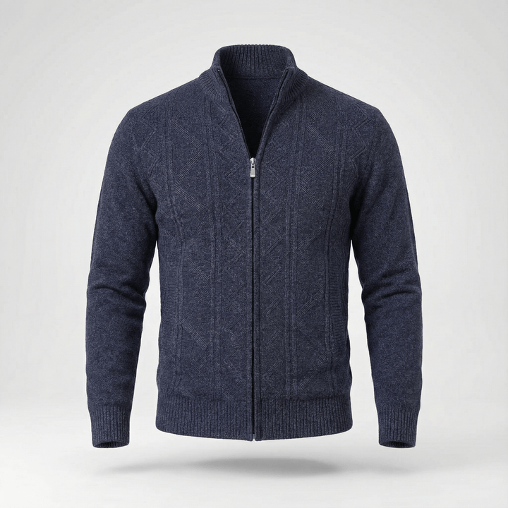 Declan | Zip-Up Cardigan Sweater