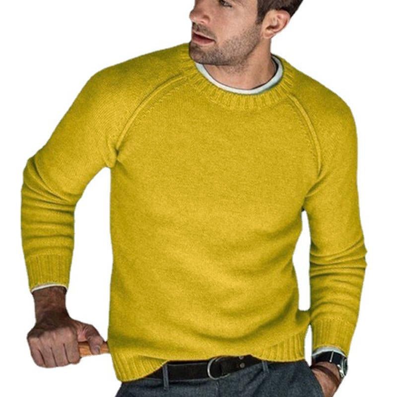 Liam | Men’s Solid Color Crewneck Sweater