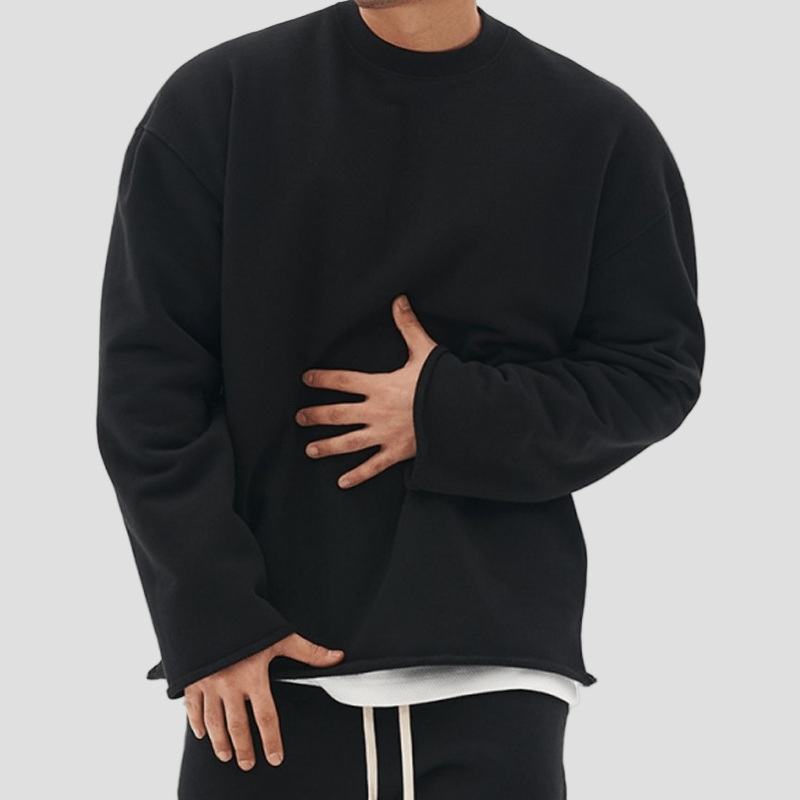 Brody | Fashion Solid Color Loose Fit Sweatshirt