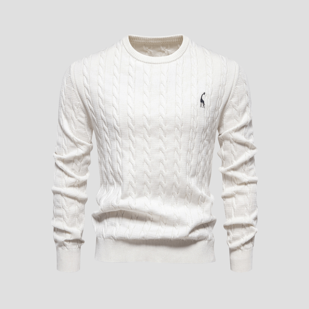 Blake | Men’s Cable Knit Crewneck Sweater