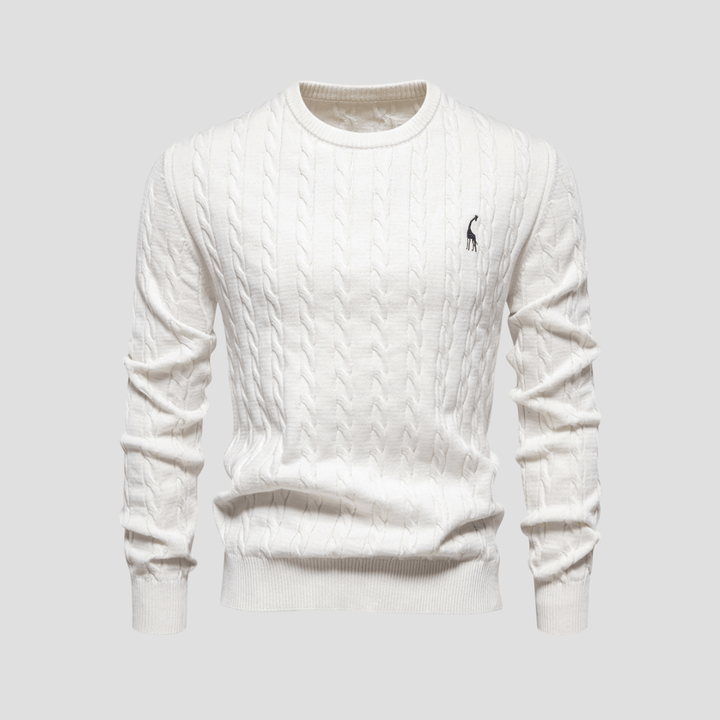 Blake | Men’s Cable Knit Crewneck Sweater