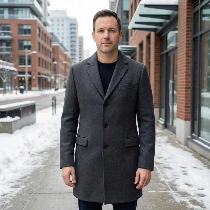 James | Men's Tailored Wool Coat
