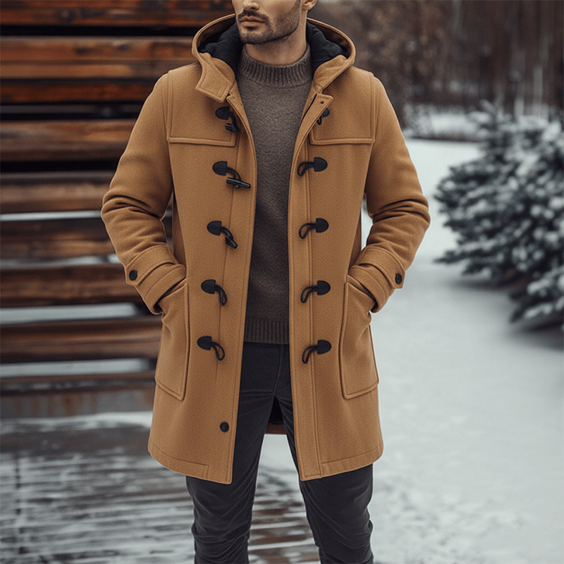 Carter | Blend Hooded Men's Coat