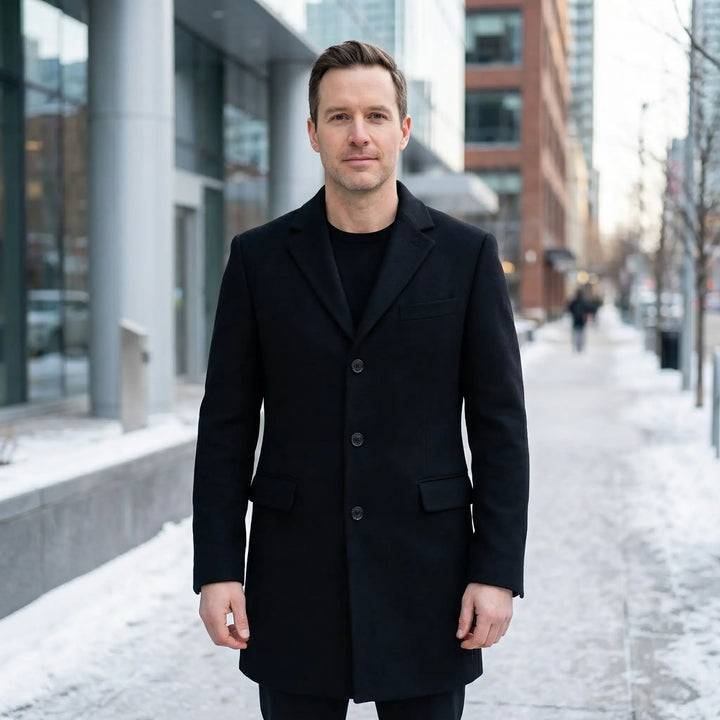 James | Men's Tailored Wool Coat