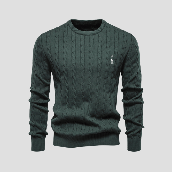 Blake | Men’s Cable Knit Crewneck Sweater