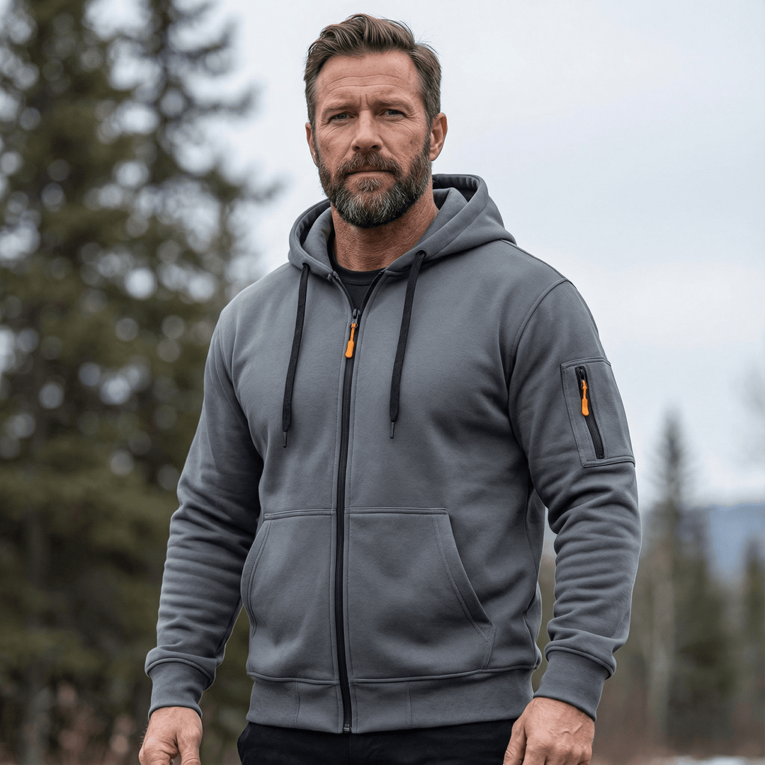 Tyler | Full Zip Fleece Hoodie