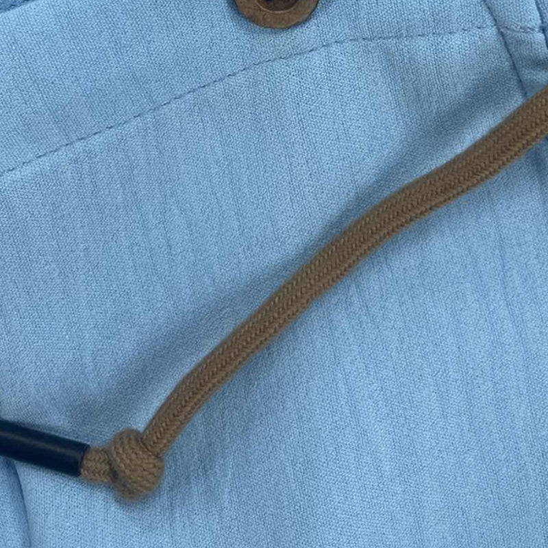 Callum | Solid Color Single Breasted Long Sleeve Hoodie