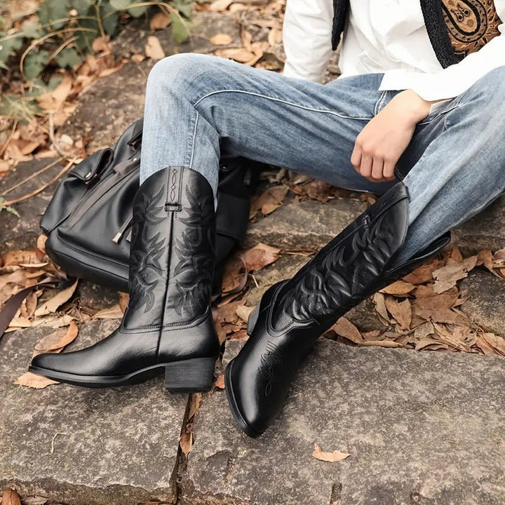 Austin | Western Leather Cowboy Boots for Men