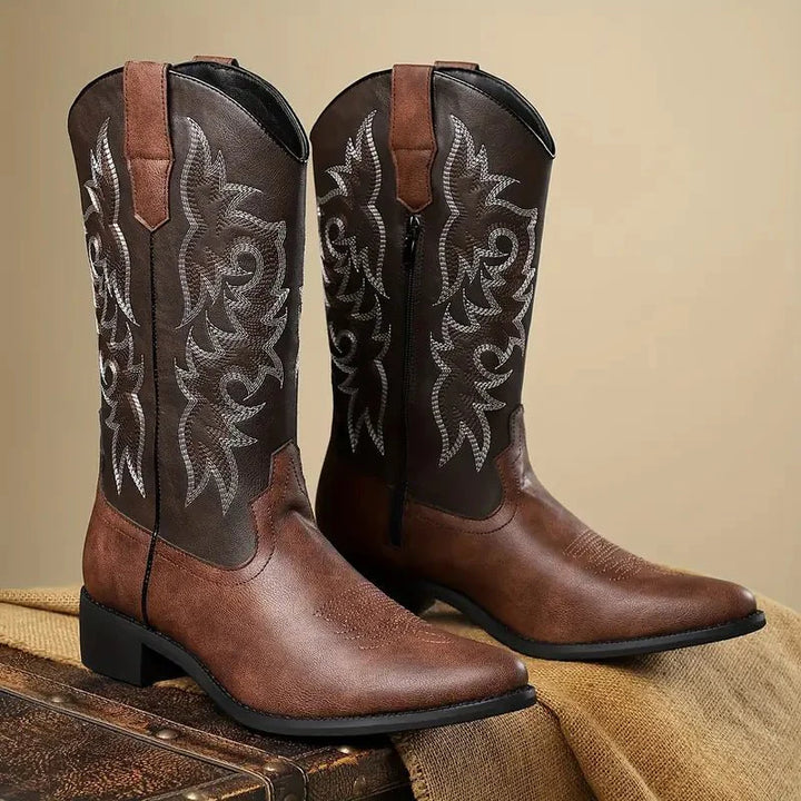 Carson | Western Leather Cowboy Boots for Men