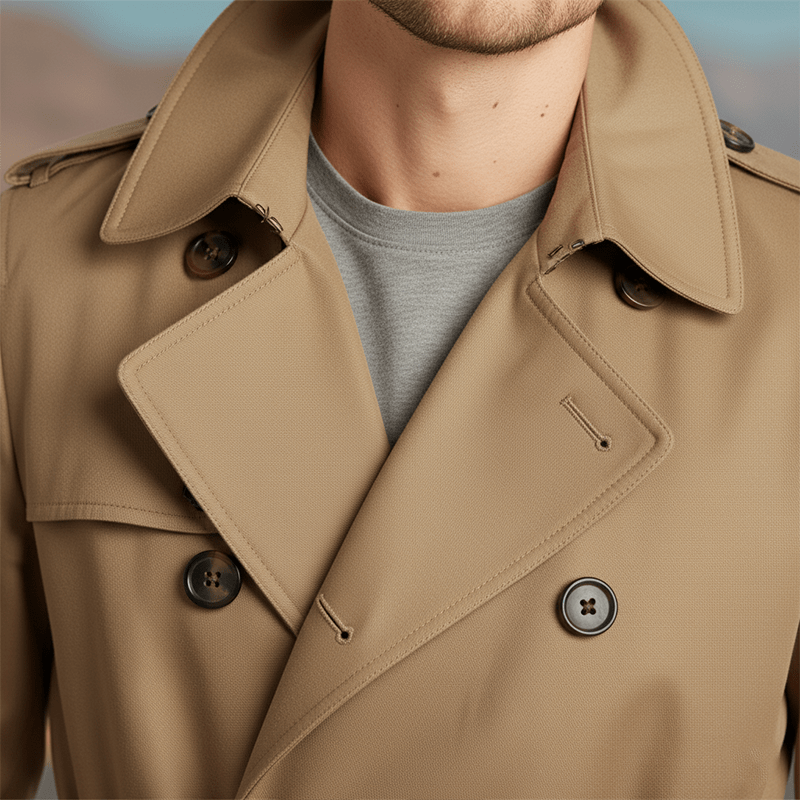 Benjamin | Twill Cotton Trench Coat
