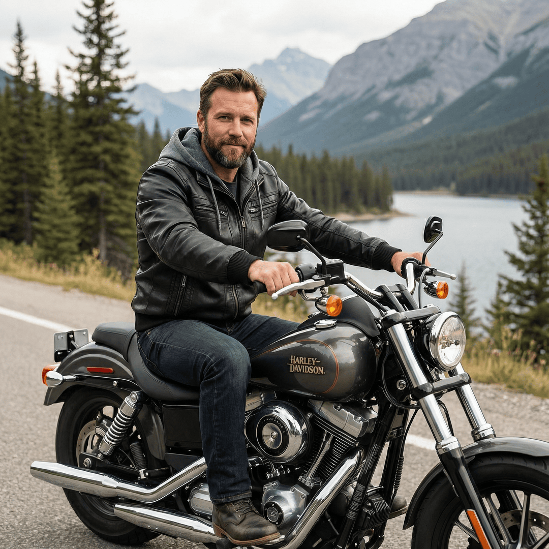 Ashford | Modern Warm Leather Jacket for Men