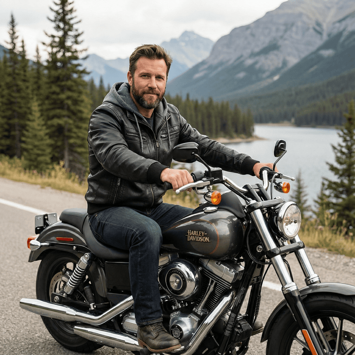 Ashford | Modern Warm Leather Jacket for Men