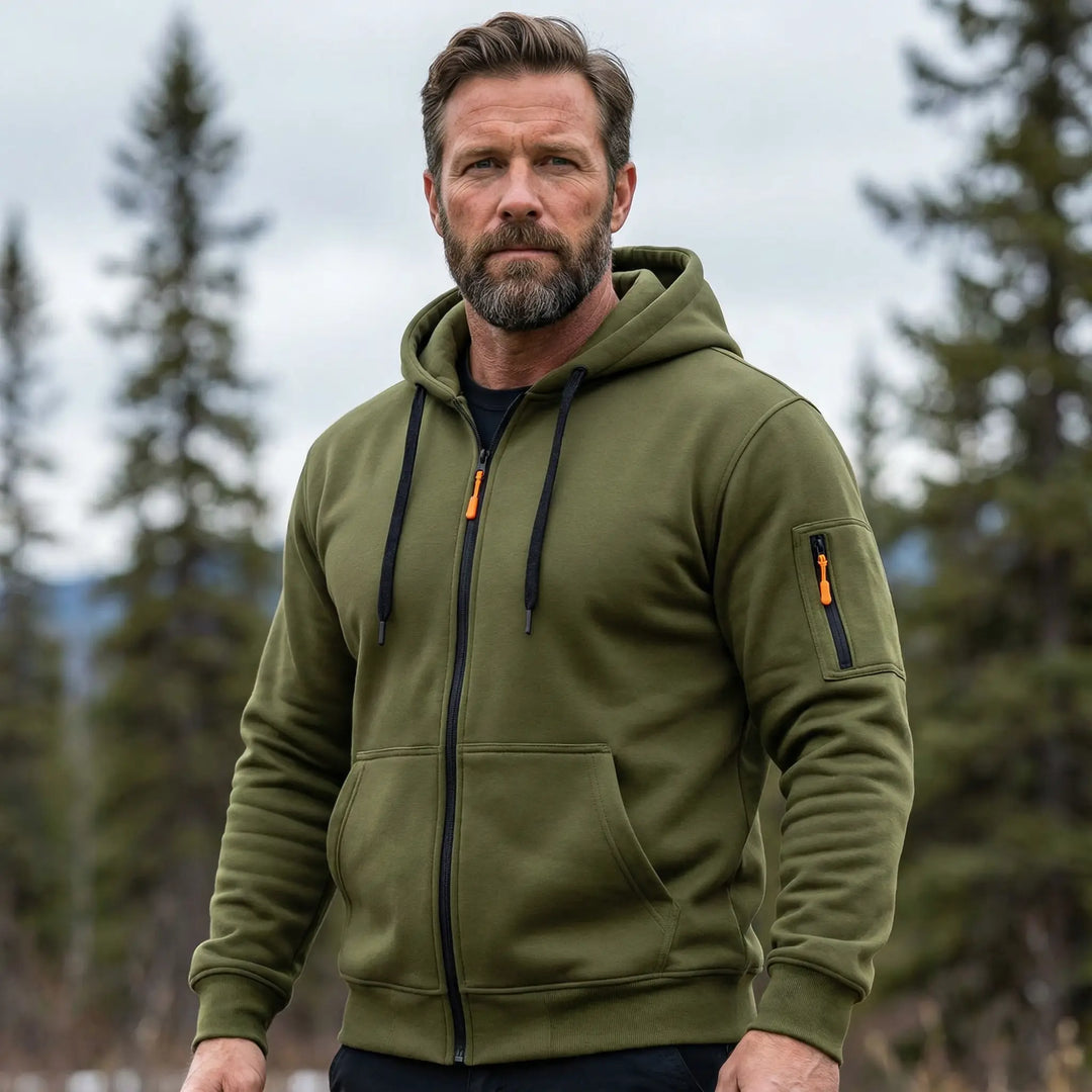 Tyler | Full Zip Fleece Hoodie