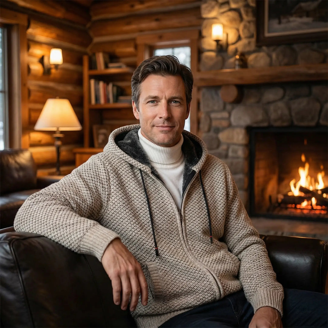 Thomas | Knit Fleece Hoodie