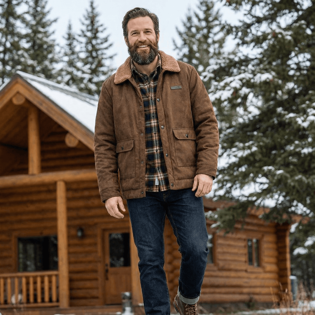 Mason | Men's Suede Fleece Jacket