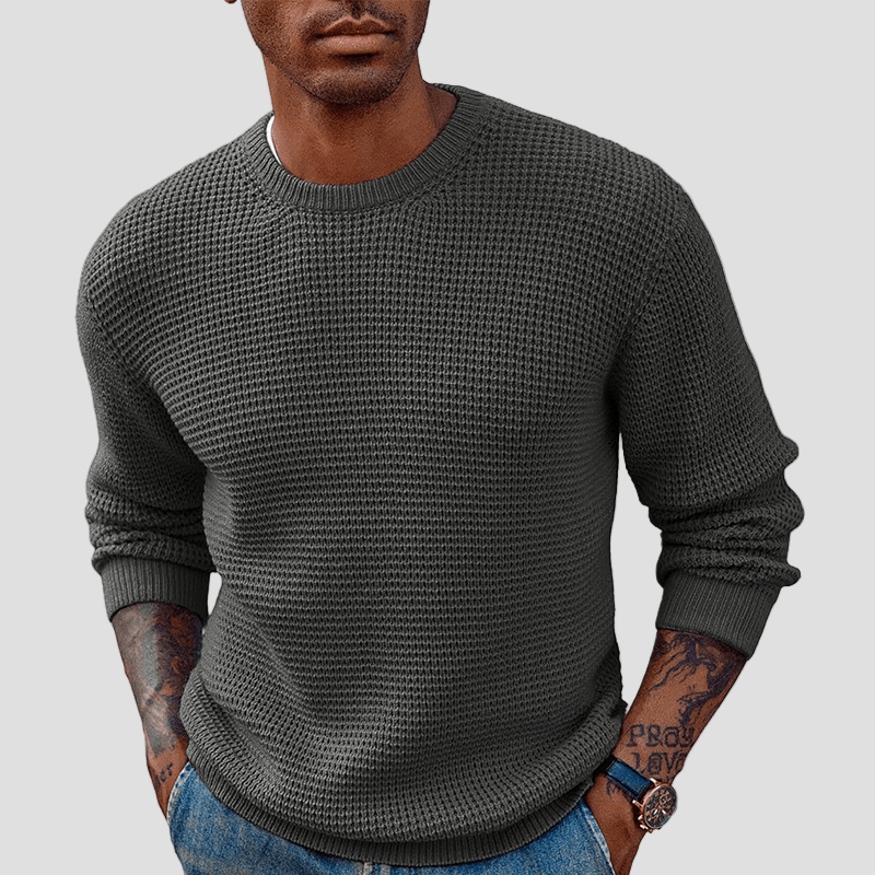 Parker | Retro Western Style Crewneck Sweater