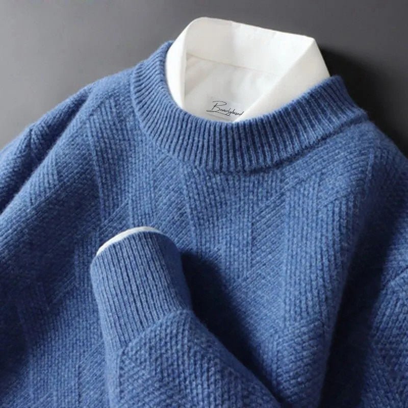 Miles | Elegant Men’s Cashmere Sweater in Various Colors