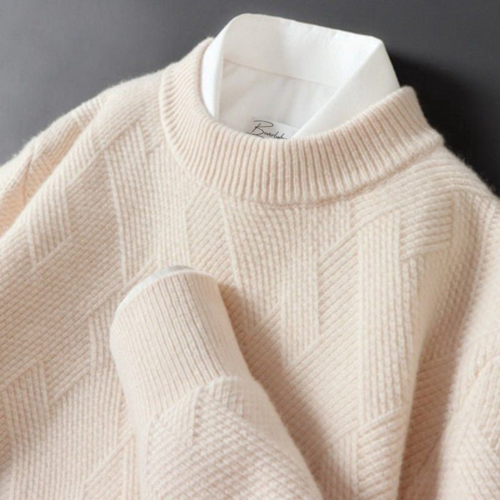 Miles | Elegant Men’s Cashmere Sweater in Various Colors