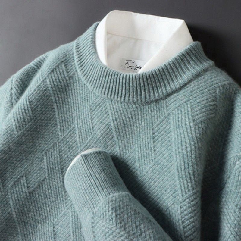 Miles | Elegant Men’s Cashmere Sweater in Various Colors