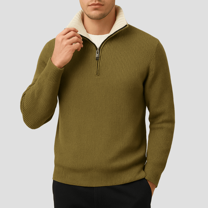 Chase | Alpine Quarter-Zip Sweater
