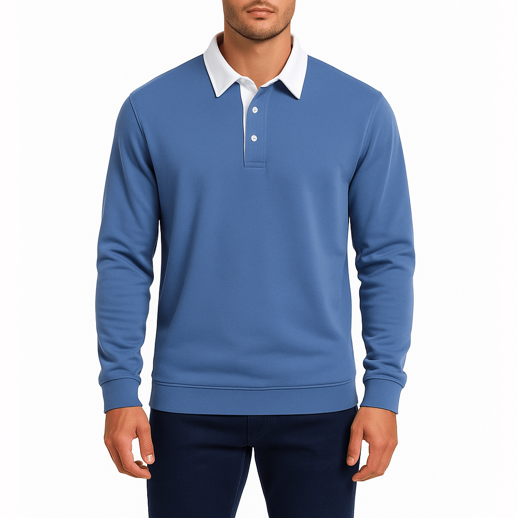 Malcolm | Cotton Polo Sweater